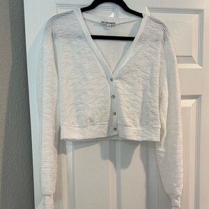 Walter Baker white Button-Up Cardigan